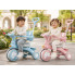 Розовый трёхколёсный велосипед Baby Carriage 588 с родительской ручкой и корзиной 2в1 (PinkCarriage588-AV)