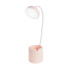Лампа настольная Risalux сенсорная, LED, 6 Вт, USB, АКБ, 3 режима, белый, 9х9х41 см (RISA60-AV)