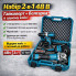 Набор 2 в 1 аккумуляторный гайковерт + угловая шлифмашина Jitrex X331, 48V, Li-Ion, 2 аккумулятора, кейс, синий (JTX331-AV)