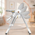 Детский стульчик для кормления X-715 BabyChair 2в1 с регулируемой спинкой, столиком, шезлонгом и колесами (X715-AV)