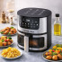 Аэрогриль Silver Crest SC-8855S 8 л 4200 Вт без масла с технологией Hot Air и сенсорным управлением (SC8855S-AV)