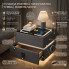 Смарт-тумба YJXF01 Grey с сейфом, LED-подсветкой и USB-портами (GREYYJXF01-AV)