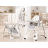 Детский стульчик для кормления X-715 BabyChair 2в1 с регулируемой спинкой, столиком, шезлонгом и колесами (X715-AV)