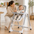 Детский стульчик для кормления X-715 BabyChair 2в1 с регулируемой спинкой, столиком, шезлонгом и колесами (X715-AV)