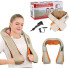 Роликовый массажер для всего тела Massager of Neck Kneading с инфракрасным подогревом для дома и авто (6929830-AV)