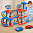 Игровой трек-паркинг Children’s Rail Car MH2004 «Щенячий патруль», 75 деталей, 3 машинки в комплекте, многоуровневая парковка