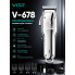Машинка для стрижки VGR V-678 SILVER, 4 насадки, LED-индикатор, аккумулятор 1500 мА·ч (VGRV678-AV)