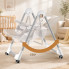 Детский стульчик для кормления X-715 BabyChair 2в1 с регулируемой спинкой, столиком, шезлонгом и колесами (X715-AV)