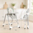 Детский стульчик для кормления X-715 BabyChair 2в1 с регулируемой спинкой, столиком, шезлонгом и колесами (X715-AV)