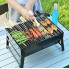 Переносной складной мангал BBQ Grill Portable барбекю гриль жаропрочный (9437-AV)