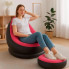 Надувное кресло с пуфиком 2 в 1 Air Sofa, 116×98×83 см, до 100 кг, черное (6819-AV)