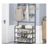 Универсальная вешалка для одежды New Simple Floor Clothes Rack 60 × 30 × 151 см, черная (7095930293-AV)