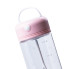 Пляшка-шейкером для води 380 мл з ручкою Рожевий HPLN011 (LG-2094668340)