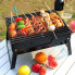 Переносной складной мангал BBQ Grill Portable барбекю гриль жаропрочный (9437-AV)