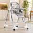 Детский стульчик для кормления X-715 BabyChair 2в1 с регулируемой спинкой, столиком, шезлонгом и колесами (X715-AV)