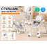 Детский стульчик для кормления X-715 BabyChair 2в1 с регулируемой спинкой, столиком, шезлонгом и колесами (X715-AV)