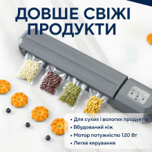 Вакуумный упаковщик AND Capper LY-952 120 Вт для продуктов (LY9512-AV) Вакуумный упаковщик AND Capper LY-952 120 Вт для продуктов (LY9512-AV)
