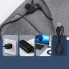 Электропояс с подогревом USB 105×20 см, графеновый нагрев, 3 режима, серый (US10520-AV)