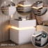 Смарт-тумба XXF02 с LED подсветкой, сейфом, беспроводной зарядкой, Bluetooth-аудио 40×40×51 см (WHIXF02-AV)
