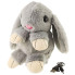 Мягкая игрушка, музыкальный заяц GREY на аккумуляторе(RABB17-AV)