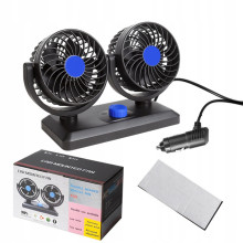 Автомобильный вентилятор CAR SMALL FAN 12V F30  Двойной вентилятор на приборную панель 12 В (FANF30-AV)