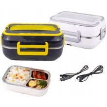 Электрический ланч-бокс с подогревом Электрический 220V/12V  DFC-C21 (питание от сети или автомобиля