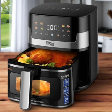 Фритюрница на 8 литров Zepline ZP-215 с мощностью 3500Вт.