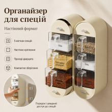 Настенный органайзер для специй Spice Organizer XL-905, белый (XL905-AV) Настенный органайзер для специй Spice Organizer XL-905, белый (XL905-AV)