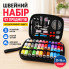 Швейный набор 97 предметов в органайзере 21×15 см, черный (6651-AV)