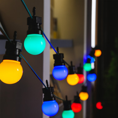 Гирлянда SFK-47 уличная, разноцветные шары, 5 м, 10 LED ламп (SFK47-AV)
