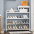 Металлическая полка-этажерка для обуви Shoe Rack, стойка для прихожей, компактная и прочная (SR42-AV)