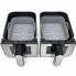 Аэрофритюрница Zepline ZP-0218 12 л, 4200 Вт, две чаши 6+6 л, антипригарное покрытие (ZP0218-AV)