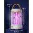 Антимоскитная лампа-ловушка Camping Mosquito Lamp 2 в 1 с ночником, USB Type-C, 5 Вт, 360°, до 20 м², белая (LY977-AV)