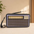 Портативный FM радиоприемник MEIER М-521BTS FM радио проигрыватель с флешкой USB на аккумуляторе с солнечной батареей