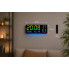 Цифровые LED-часы GH0750 RGB с календарем, будильником и пультом (GH0750-AV)