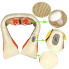 Роликовый массажер для всего тела Massager of Neck Kneading с инфракрасным подогревом для дома и авто (6929830-AV)