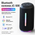 Портативная Bluetooth-колонка JC-500 10 Вт с RGB LED-подсветкой, аккумуляторная беспроводная мини-колонка (JC500-AV)