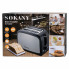 Тостер Sokany HJT-008S на 2 ломтика, 800 Вт (HJT008S-AV)