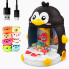 Интерактивная игрушка «Пингвин» 33×29×26 см с мини-призами, USB и питанием от батареек для детей от 3 лет (US9018-AV)