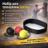 Тренажер для бокса Fight Ball Set 3, боксерский мяч с повязкой на голову для развития координации и реакции (NSET33-AV)