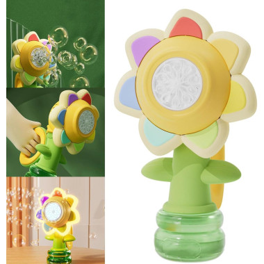 Генератор мыльных пузырей в форме подсолнуха с подсветкой Seven COLOR FLOWER (NN5217-AV)