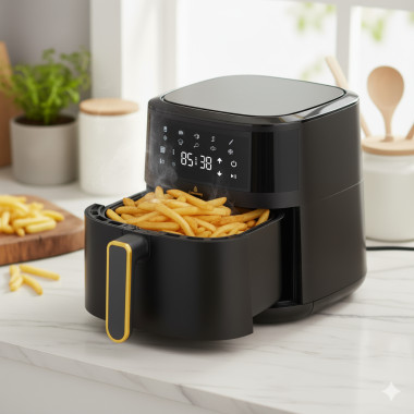 Электрическая фритюрница Crownberg CB-5550 5 л 2000 Вт мультипечь с сенсорным управлением (CB5550-AV)