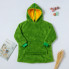Детский плед-толстовка Huggle Hoodie «Лесное приключение», зеленый (HHG02-AV)