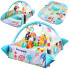 Игровой развивающий коврик LEAN Toys X-647 5 в 1 с шариками для детей (X647-AV)