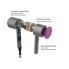 Профессиональный фен Fashion hair dryer QUICK-Drying для волос 2000 Вт 3 режима (QUI200-AV)