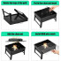 Переносной складной мангал BBQ Grill Portable барбекю гриль жаропрочный (9437-AV)