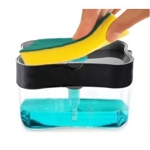 Органайзер для кухни Soap Pump Sponge Caddy моющих средств, мочалок, губок, нажимной диспенсер для жидкого мыла (702081722-AV)