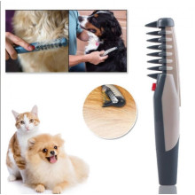 Расческа для шерсти Кnot out electric pet grooming comb WN-34 Электрическая расческа для груминга шерсти собак и котов (WN34-AV)