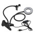 Держатель для телефона на прищепке с подсветкой Professional Live Stream USB (9239388-AV)