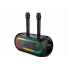 Портативная Bluetooth-колонка ZQS4247 16 Вт с 2 беспроводными микрофонами, караоке, USB, TF, FM, AUX (ZQS4247-AV)